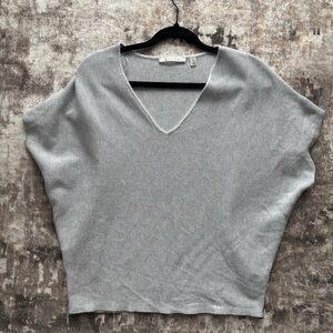 Gray V-Neck women’s Sweater